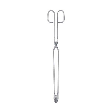 Triangle Stainless Steel Kitchen Tongs, 15"