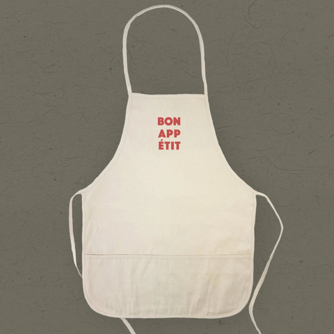 Bon Appetit - Cotton Canvas Apron