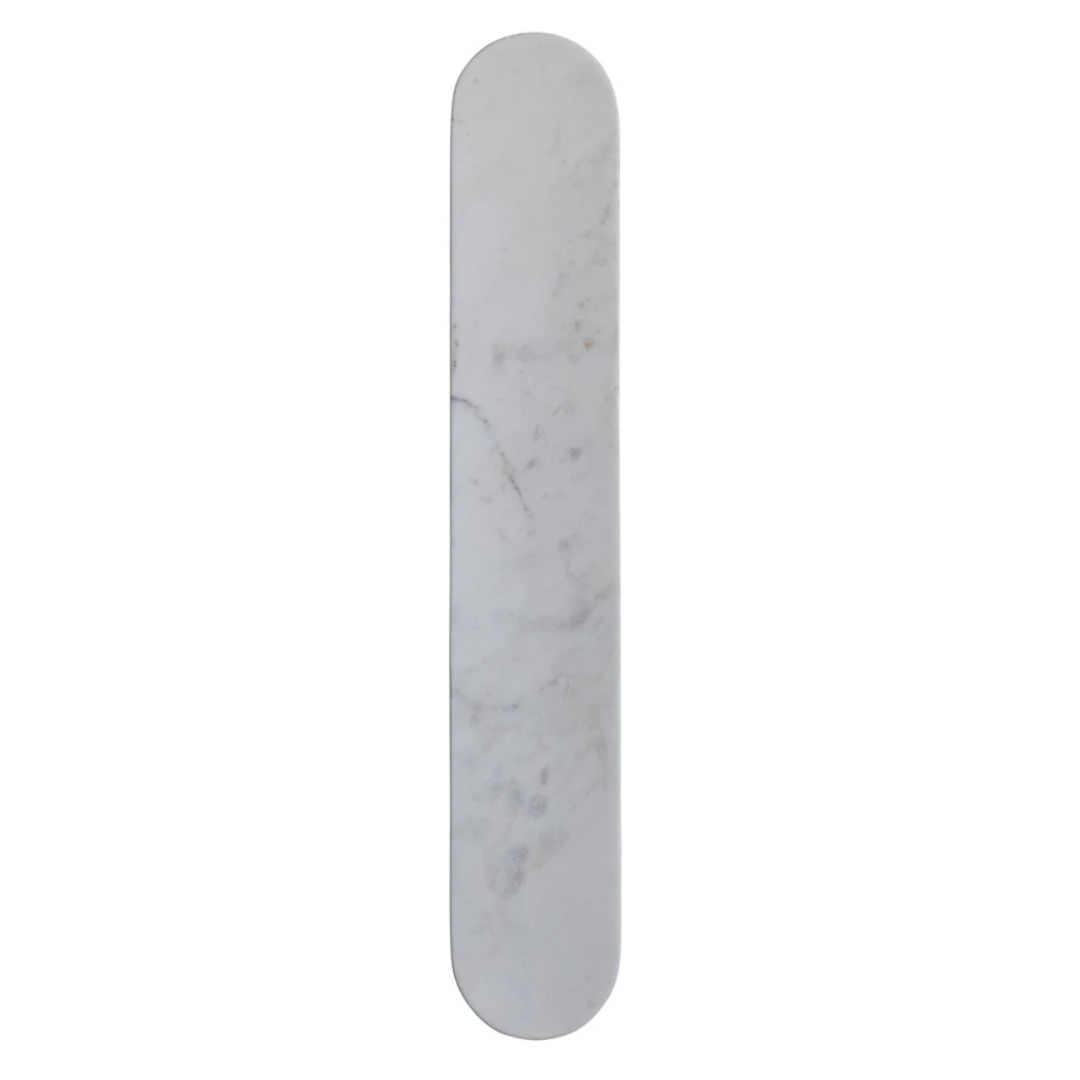 Blanc Marble Oval Serving Board