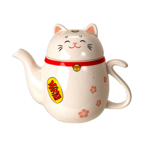 Lucky Cat Tea Pot