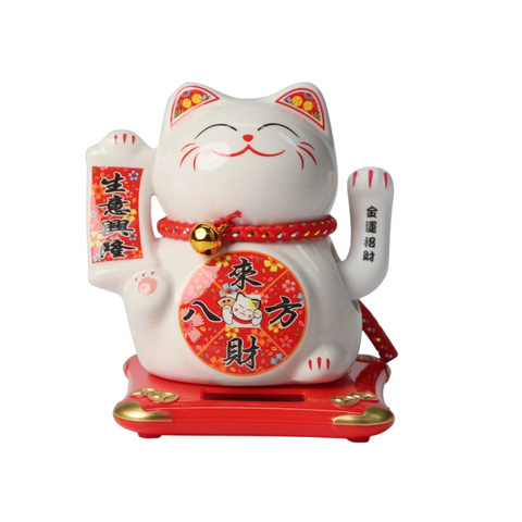 Lucky Cat With Waving Arm