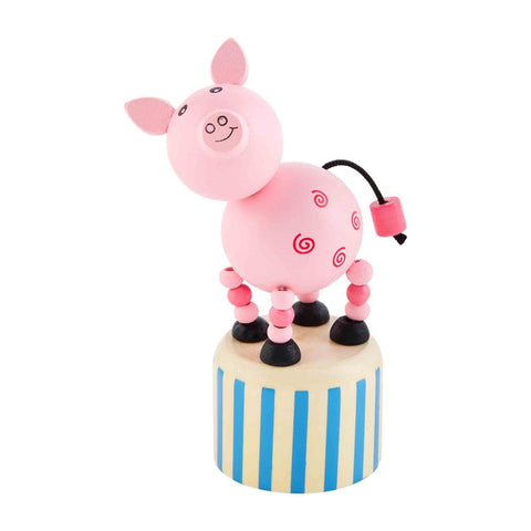 Collapsible Wood Toy - Pig