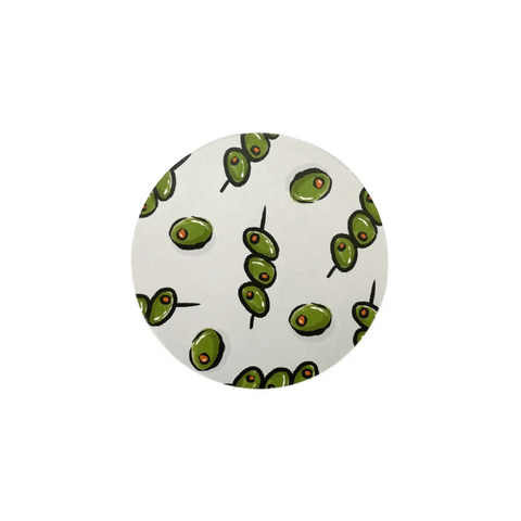 Olives Paper Coaster Set