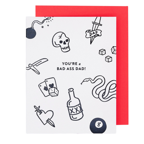 Bad Ass Dad Card - The Social Type