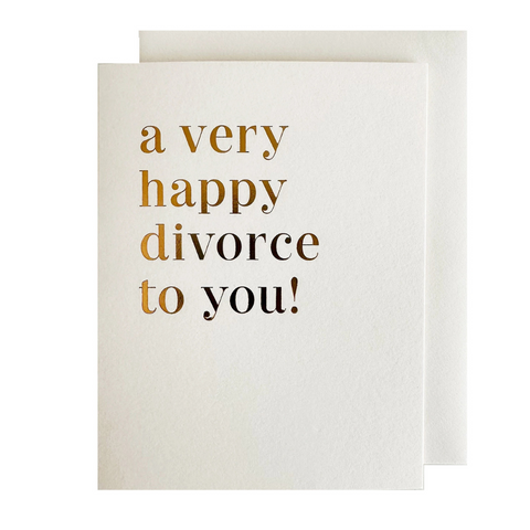 Happy Divorce Card - The Social Type