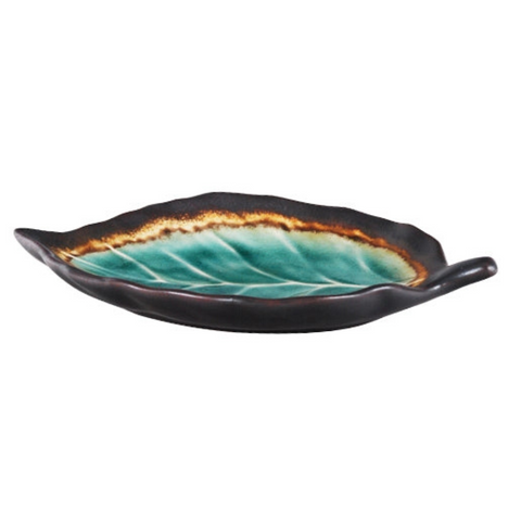 Midori Kanyu Leaf Shaped Plate