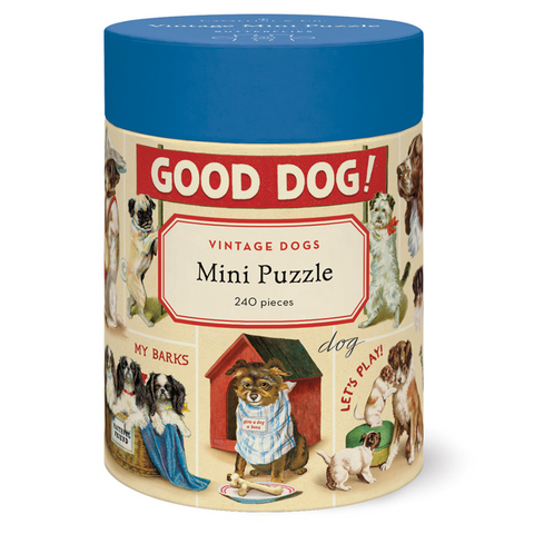 Vintage Dogs Mini Puzzle - Cavallini