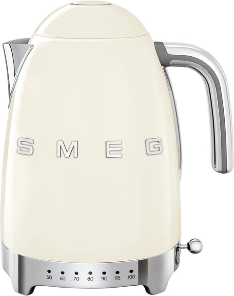 SMEG Retro Style 7 Cup Variable Tea Kettle, Cream