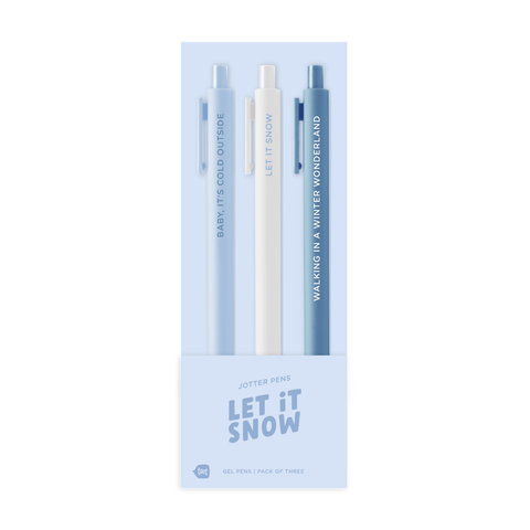 3 Pack Jotter Set - Let It Snow