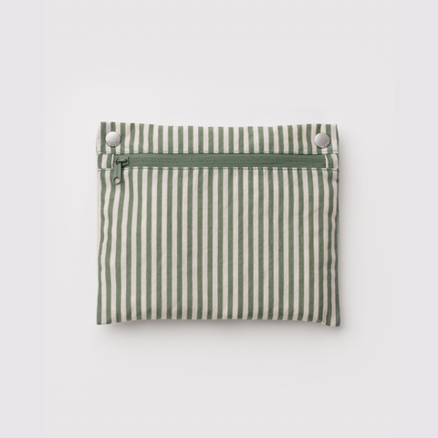 Cloud Bag, Sage Stripe - BAGGU