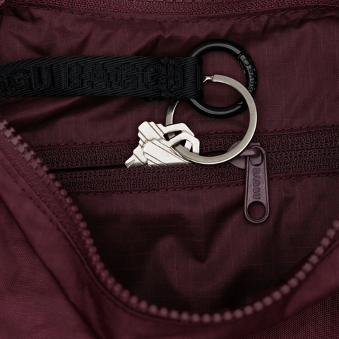 Small Nylon Crescent Bag, Mahogany - BAGGU