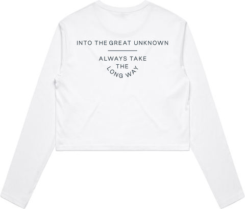 Solo Climb Womans' Long Sleeve Crop - Sooty Venture Co.