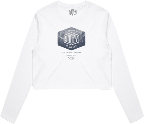 Solo Climb Womans' Long Sleeve Crop - Sooty Venture Co.