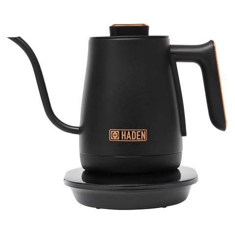 Haden Electric Tea Kettle, Gooseneck Hot Water Boiler, 0.6L Teapot, Black/Copper