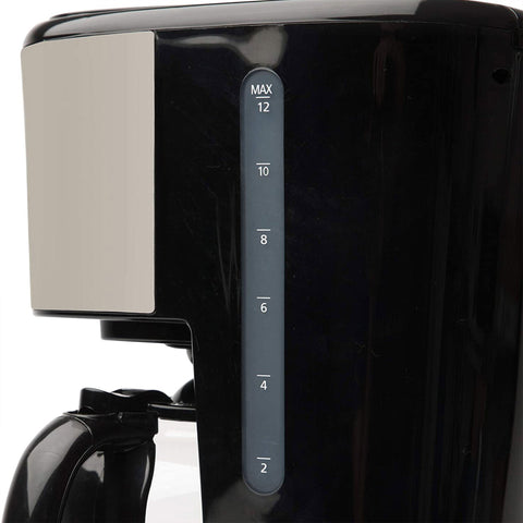 Haden 12 Cup Coffee Maker & Dorset 1.7L Electric Water Kettle, Putty & Chrome