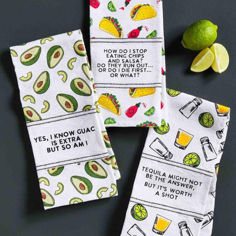 Yes, I Know Guac Is Extra But So Am I Tea Towel