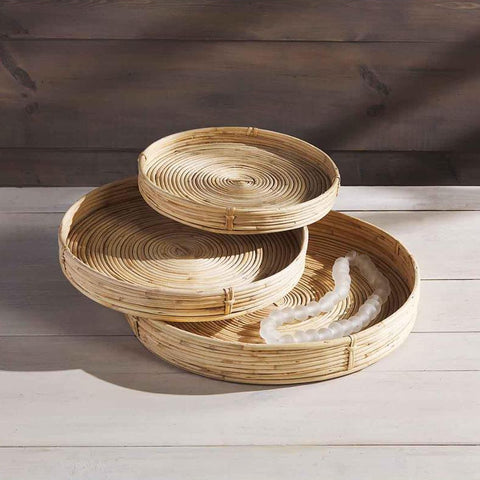 Earth + Ember Cane Tray 17.5"