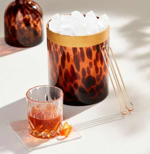 Tortuga Glass Ice Bucket Set