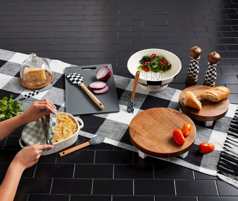 Cutting Board + Silicone Spatula Set