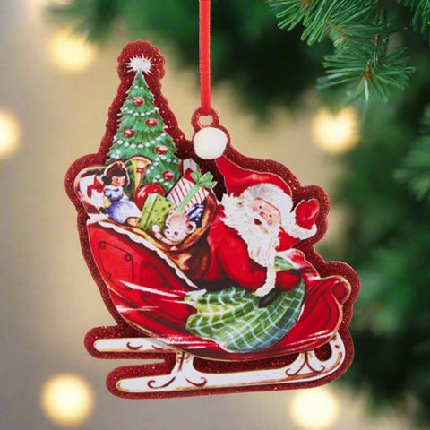 A Christmas To Remember Santa's Sleigh Ornament