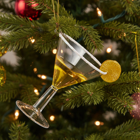 Lemon Drop Cocktail Ornament