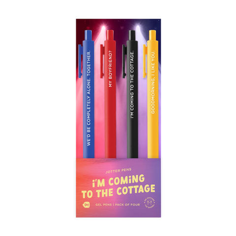 4 Pack Jotter Set - I'm Coming To The Cottage