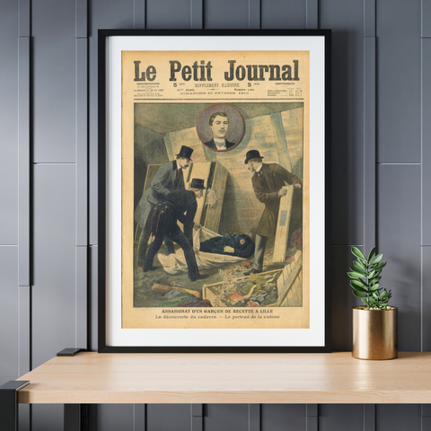 Le Petit Journal "Assassination Of A Waiter In Lille"