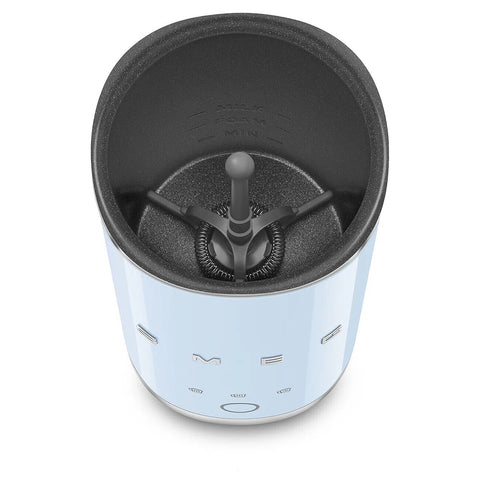 SMEG Retro Style Mini Milk Frother, Pastel Blue