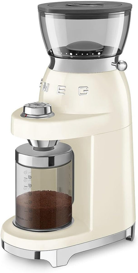 SMEG Retro Style Multipurpose Coffee Grinder, Cream