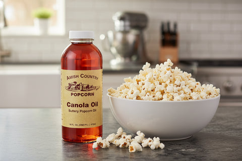 Canola Oil Buttery Popcorn Oil - Amish Country Popcorn