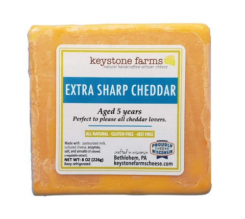 5 Year Aged Cheddar - Keystone Cheese