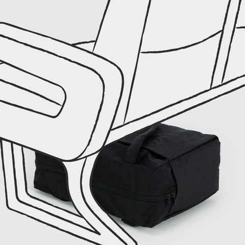 Small Cloud Carry-On, Black - BAGGU