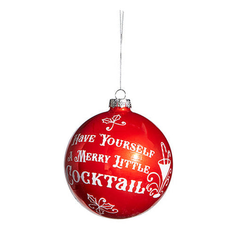 Have Yourself A Merry Little Cocktail Ball Ornament