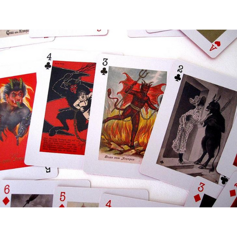 Krampus Playing Cards