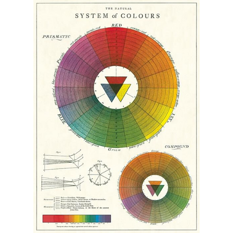 Color Wheel  - Cavallini Poster Wrap