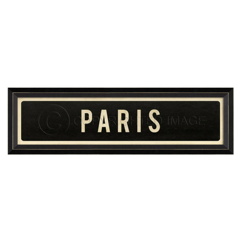 Paris Street Sign Wall Art - Spicher & Co.