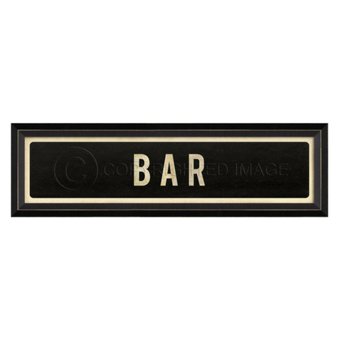 Bar Street Sign Wall Art - Spicher & Co.