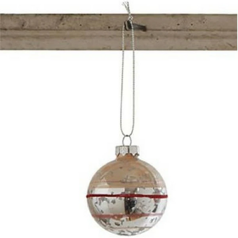 Round Glass Ball Ornament, Assorted