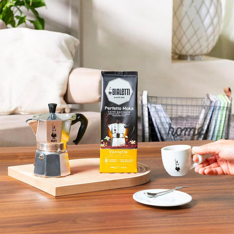 Bialetti Perfetto Moka Vaniglia Ground Coffee, 8.8 oz.