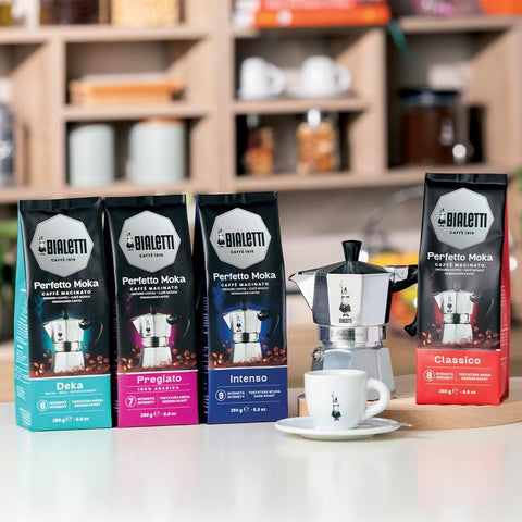 Bialetti Perfetto Moka Intenso Ground Coffee, 8.8 oz.