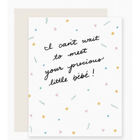 Precious Bébé Card, 4.25 x 5.5"