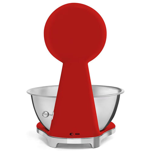 SMEG Retro Style Kitchen Scale, Red
