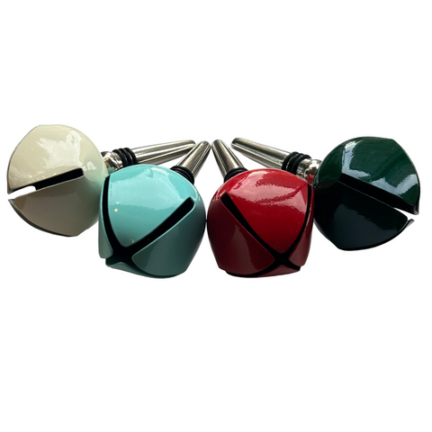 Jingle Bell Bottle Stopper, Red