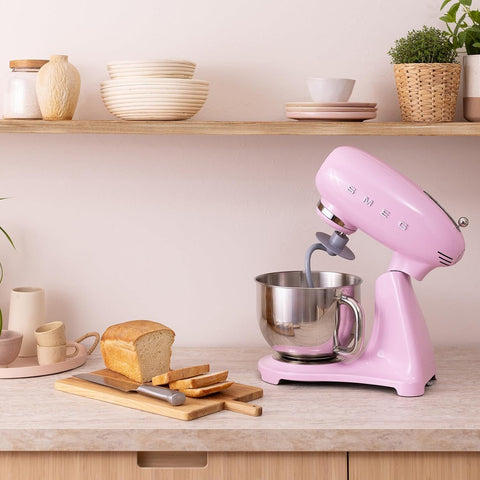 SMEG Retro Style Forte Stand Mixer, Pink