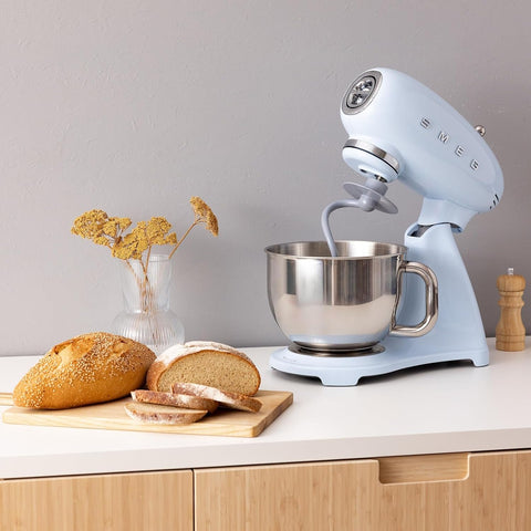 SMEG Retro Style Forte Stand Mixer, Pastel Blue