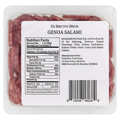 Di Bruno Bros. Genoa Salami Sliced Coin Pack