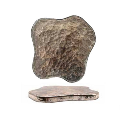 Decorative Mercury Glass Organic Shaped Platform