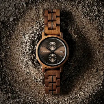 Voyager, Black Slate, Men's Watch - AvantWood