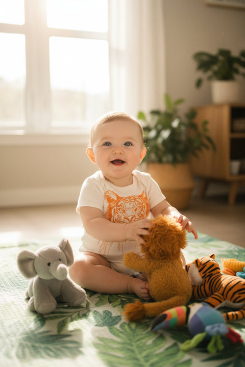 Tiger Organic Onesie by Supermaggie