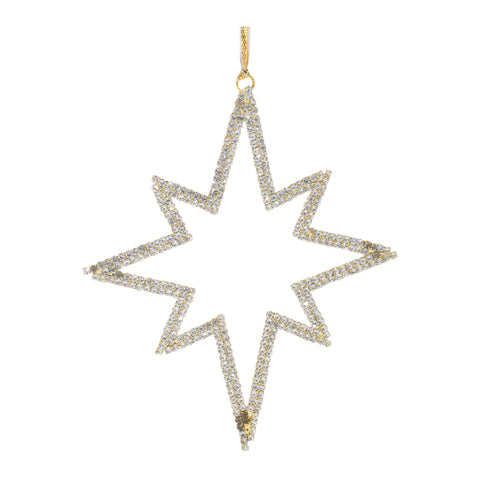 Beaded Star of Bethlehem Ornament